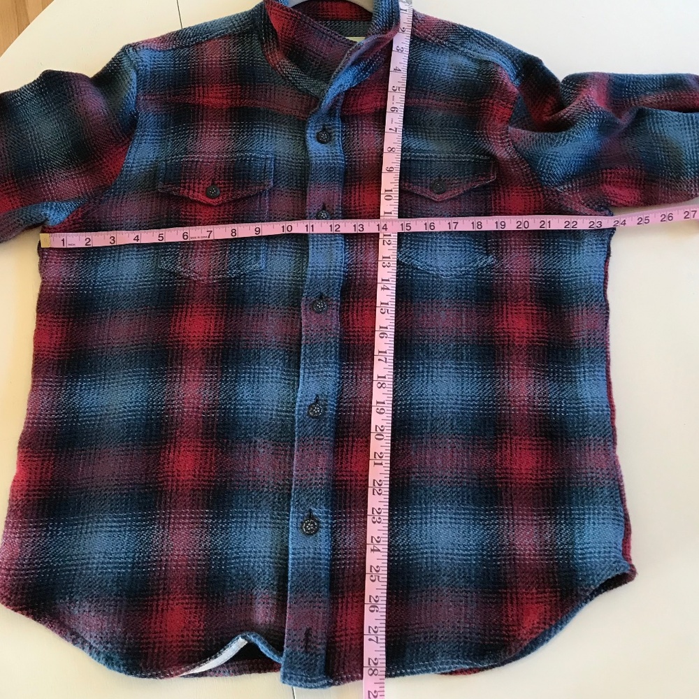 OFF-WHITE PLAID ARROWS-PRINT BLANKET SHIRT - Picture 13 of 16